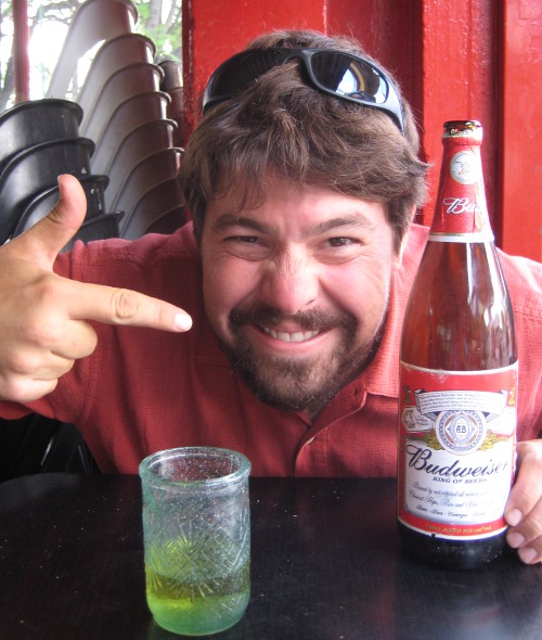 Adam,thrilled about finding Budweiser