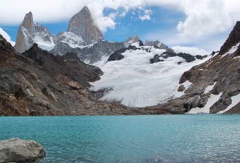 Cerro Torre in El Chalten, Argentina View of Cerro Torre in Patagonia