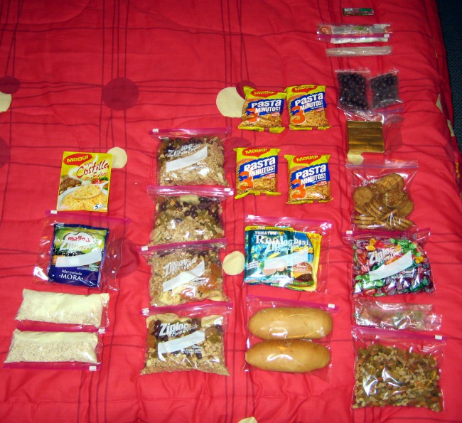 Food for Torres del Paine trek